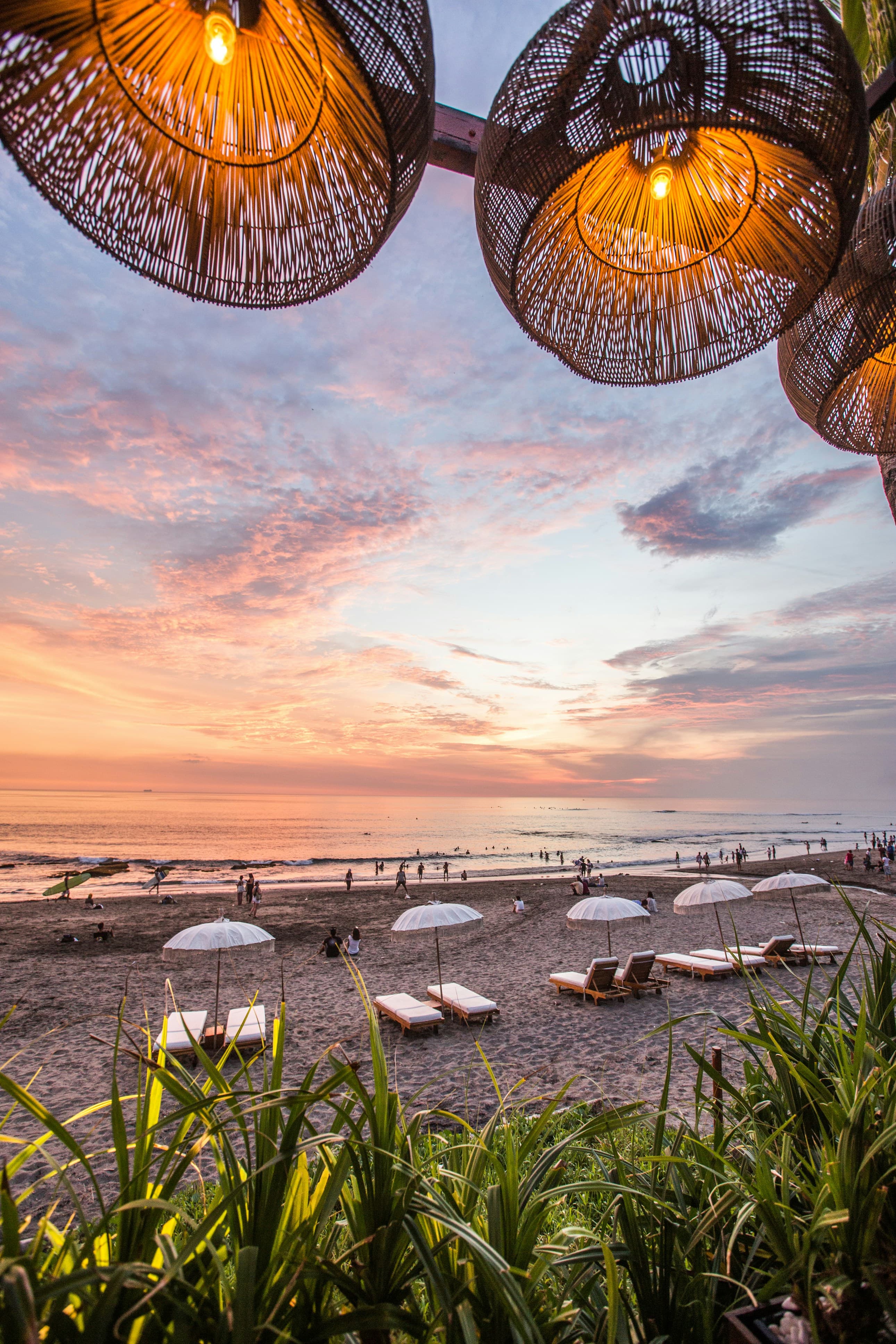 Romantic sunset at Vagator Beach Goa for couples